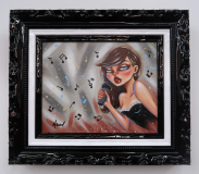 "Curtain Call" Oil Study #2