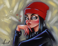 “Thinking About You” Oil Study • Size (unframed) 8" x 10"