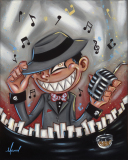 “Curtain Call” Oil  Study 1 • Size (unframed) 8" x 10"