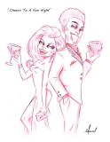 “Cheers To A Fun Night” Sketch