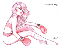 "Knockout Angel" Sketch