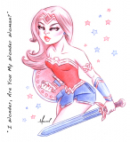 "Are You My Wonder Woman?" Sketch